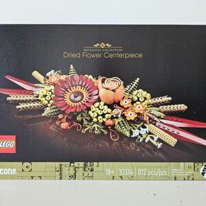 NIB LEGO 10314 Icons Botanicals Dried Flower Centerpiece 812 pcs SEALED RETIRED!